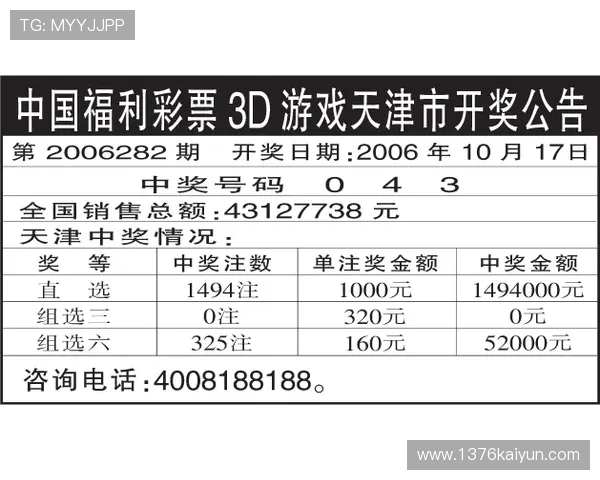 福彩3D开奖号码最新结果公布